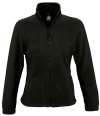 54500 Ladies North SOL'S Ladies North Fleece Jacket Black colour image